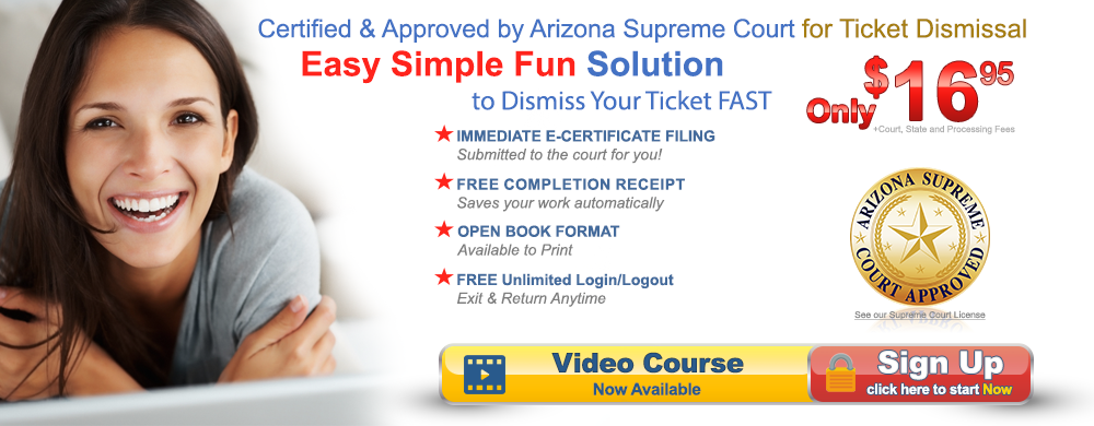 Arizona approved defensive driving online